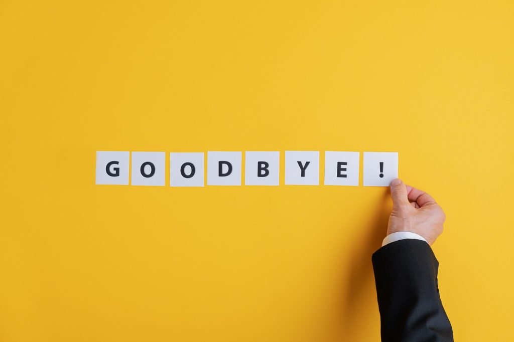 “So long, farewell, Auf Wiedersehen, goodbye!”