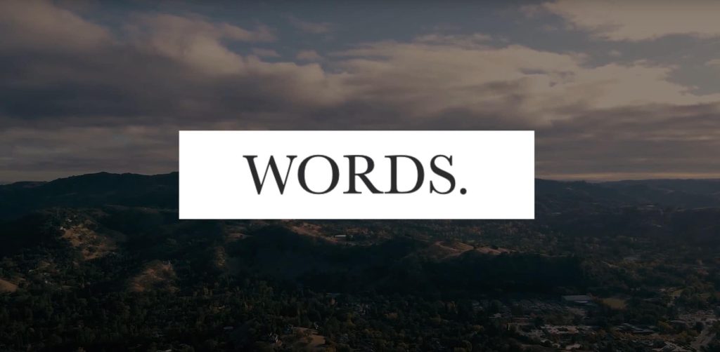 Our words for you