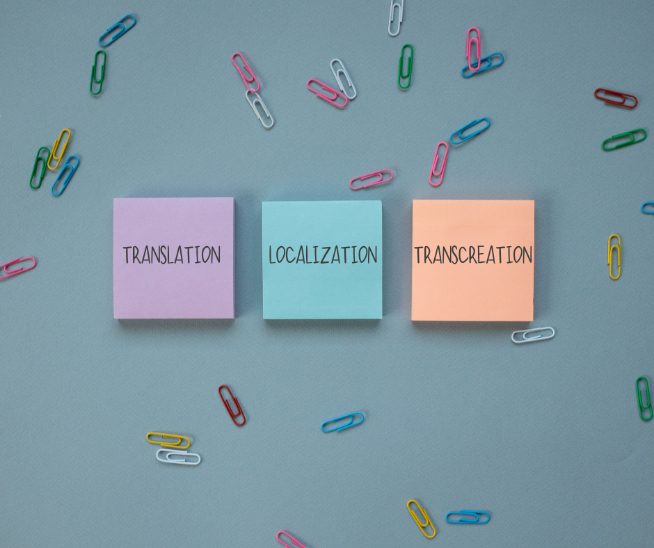 What’s the Difference Between Translation, Localization, and Transcreation?